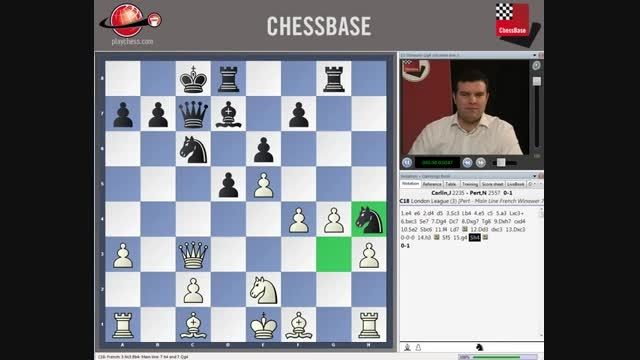 فیلم آموزشی شطرنج دفاع فرانسه برای بازیکنان مسابقات