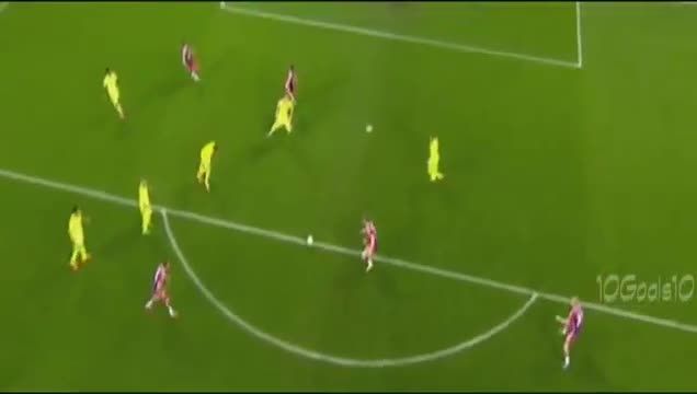 بارسلونا 2 - 3 بایرن مونیخ (گل توماس مولر)