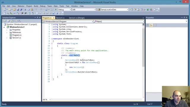C# - How to Create a Windows Service - Part 1/3 -