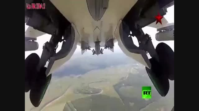تمرین جنگنده روسیه برای حمله به داعش فیلم گلچین صفاسا