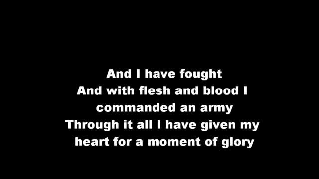 (Black Veil Brides - In the End (Lyrics