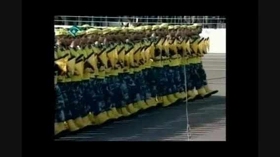 طرح میدانی دانشجویان ارتش در محضر رهبر ایران