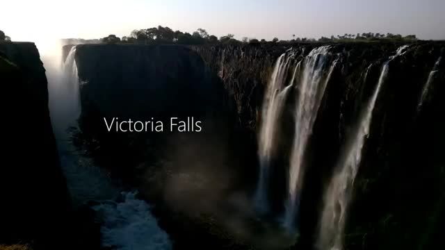 فیلم برداری استفان الوارز از آبشار ویکتوریا با کیفیت 4K