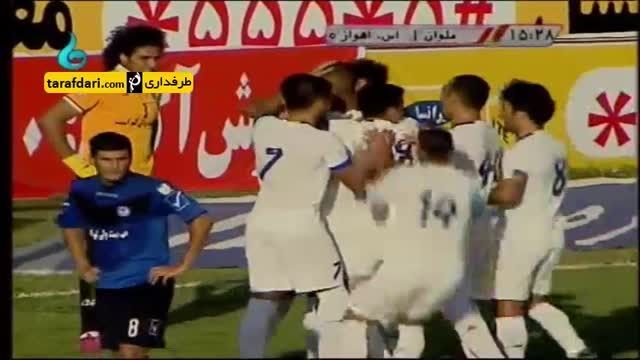 خلاصه بازی ملوان 2-0 استقلال اهواز