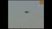 پرواز جنگنده سوخو در آسمان بغداد