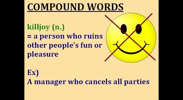 English Vocabulary: Compound Words