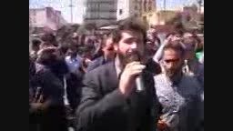 مداحی بی نظیر سیدعلی حسینی در تشیع جنازه استادمشایخی
