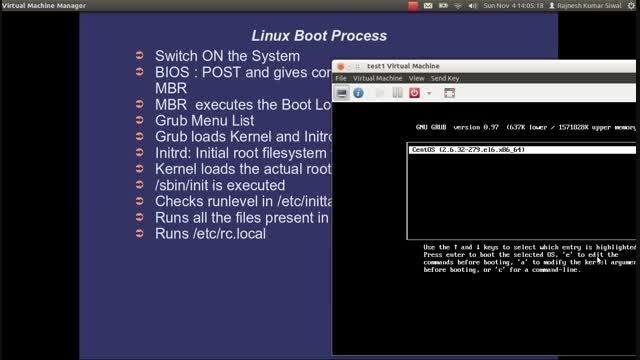 linux boot secuence