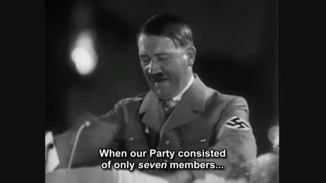 سخنرانی آدولف هیتلر
