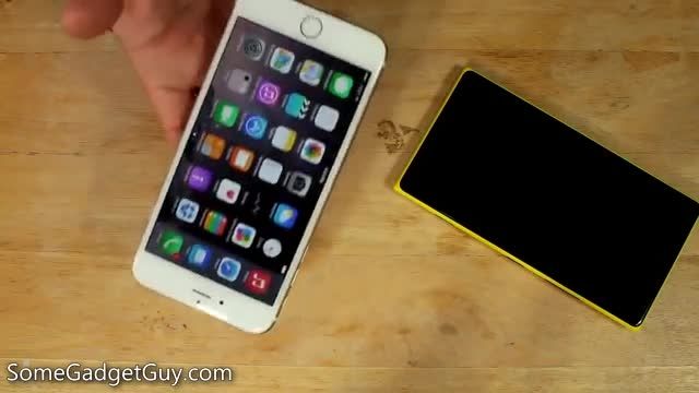 Lumia 1520 vs iPhone 6 Plus (vid 2)