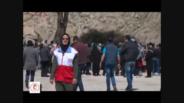 ایمنی و سلامت مسافرین نوروزی هلال احمر استان کرمانشاه