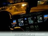 پروازی دیدنی در شب با 170 Embraer