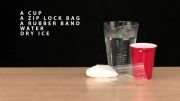 آزمایش علمی مریض (7) - یخ خشك و حلقه های دود!
