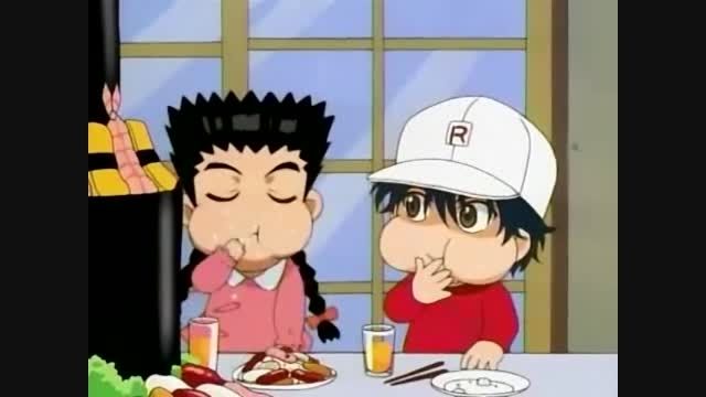 غذا خوردن ریوما و موموکو