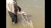 ماهیگیری در رودخانه