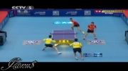 زیباترین بازی دوبل در پینگ پنگ