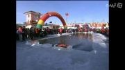 مسابقه شنا در آب یخ - چین