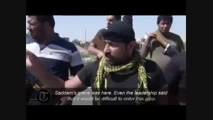 انفجار قبر صدام حسین لعنتی