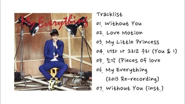 Lee Min Ho -- My Everything-FULL ALBUM