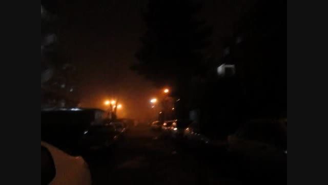 مه گرفتگی ده دقیقه قبل از سال تحویل در شیراز