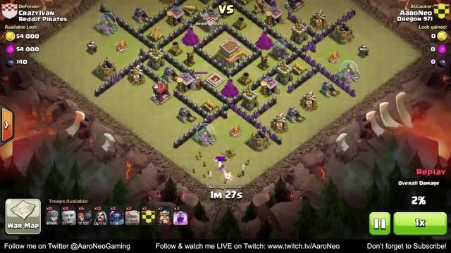 Clash of clans town hal lvl8