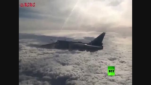 سوختگیری جنگنده های روسی در آسمان  فیلم گلچین صفاسا