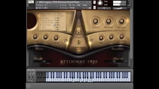 ویدئو وی اس تی 8Dio 1928 Steinway Legacy Scoring Piano