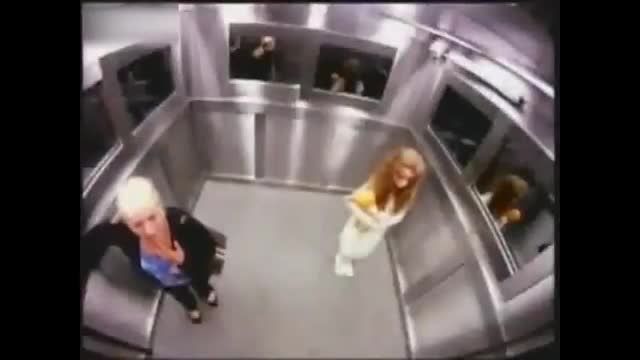 دوربین مخفی ترسناك آسانسور