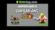 آموزش clash of clans - بربر barbarian