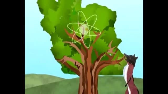 انیمیشن چرخ هسته ای