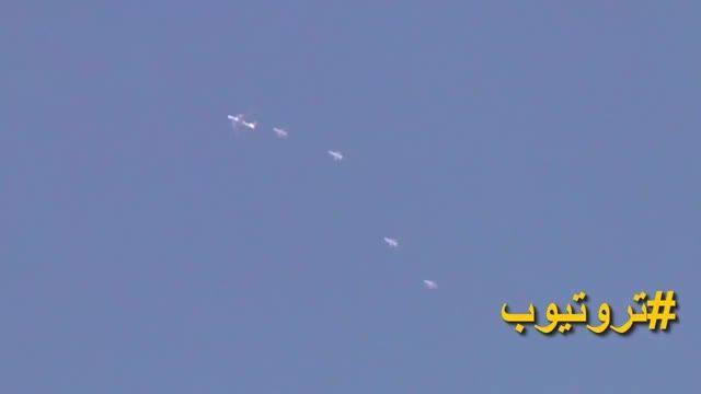 جنگنده های هوایی روسیه پرواز روی سر تروریست ها در سوریه