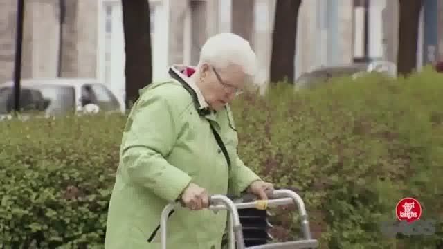 دوربین مخفی - سرعت مادربزرگ