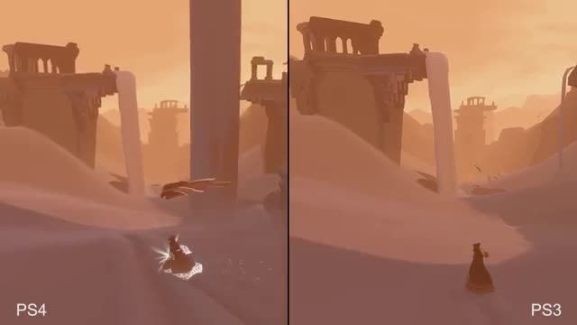 Journey PS4 vs PS3 Graphics Comparison