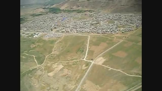 منطقه آزاد ماکو در آذربایجان غربی با پاراگلایدر