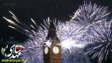 آتش بازی لندن در روز سال نو_London Fireworks on New Years Da
