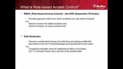 DLP Role-Based Access Control
