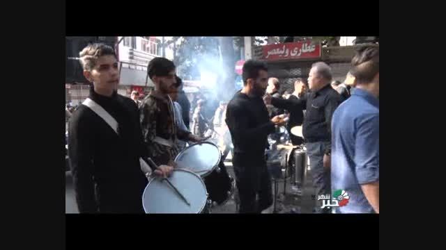 فیلم عزاداران حسینی شهریار  در روز تاسوعا قسمت اول