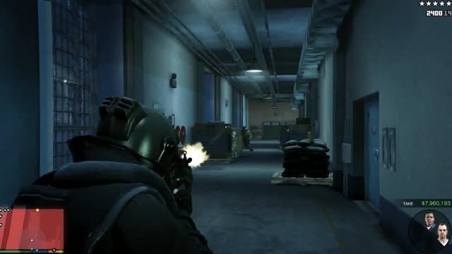 گیم پلی یکی از heist های زیبای بازی GTA V