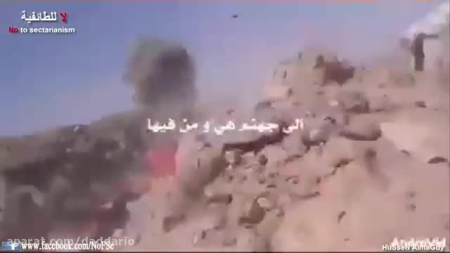انهدام زره پوش انتحاری داعش توسط سرایا السلام