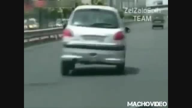 تعقیب و گریز راننده مست در تهران