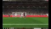 گل قشنگ در بازی pes 2014