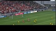 گل زیبای سانتی کازورلا در بازی فیفا 14  ( I E G )