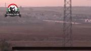 زندان مرکزی حلب-منهدم کردن زره پوش های انتحاری توسط جنگنده