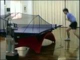 استفاده از توپ انداز در تمرینات تنیس روی میز