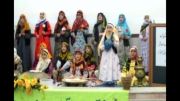 آوازخوانی سنتی دانش آموزان در بیله سوار