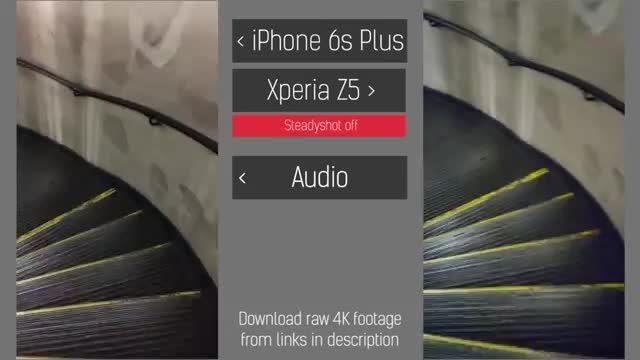 مقایسه فیلمبرداری Z5 آیفون 6S در حالت 4K