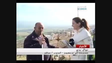 واکنش جالب یک لبنانی به پرواز هواپیمای اسرائیلی