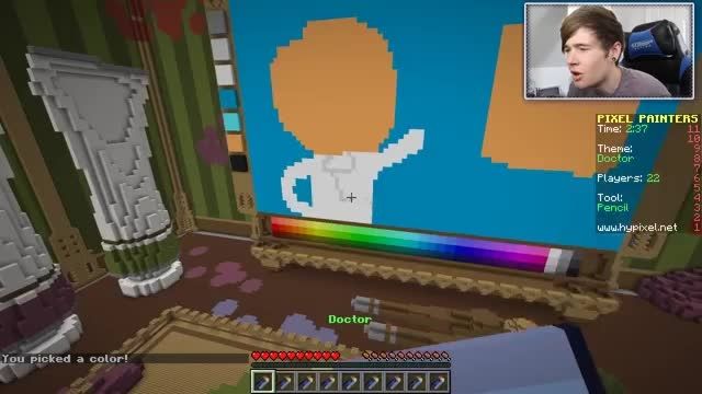 Minecraft | CAPTAIN UNDERPANTS!! | Pixel Painters Minig