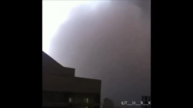 Massive Dust Storm in Tehran, Iran