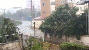 باران فوق شدید باران - قائمشهر - مهر 93